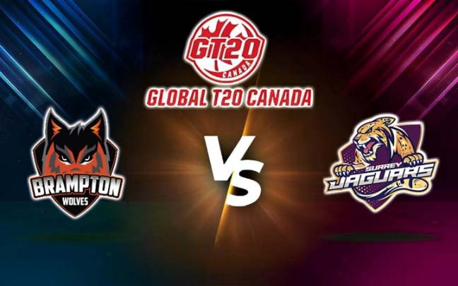 Gt20 Canada 2023 Brampton Wolves Vs Surrey Jaguars 18th Match Predictions 