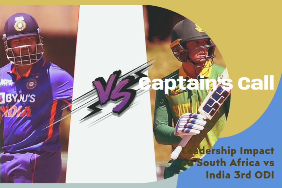 Captain's Call: Leadership Impact on South Africa vs India 3rd ODI