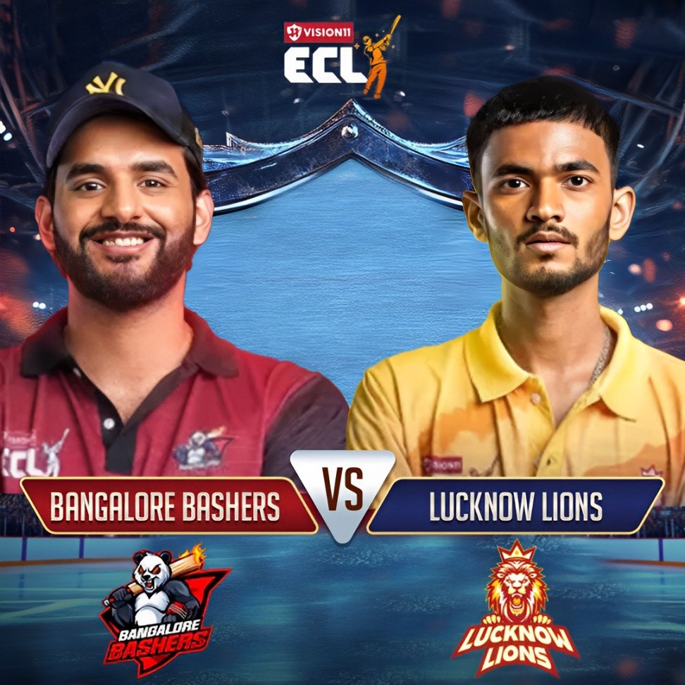 Bangalore Bashers vs Lucknow Lions ECL 2024