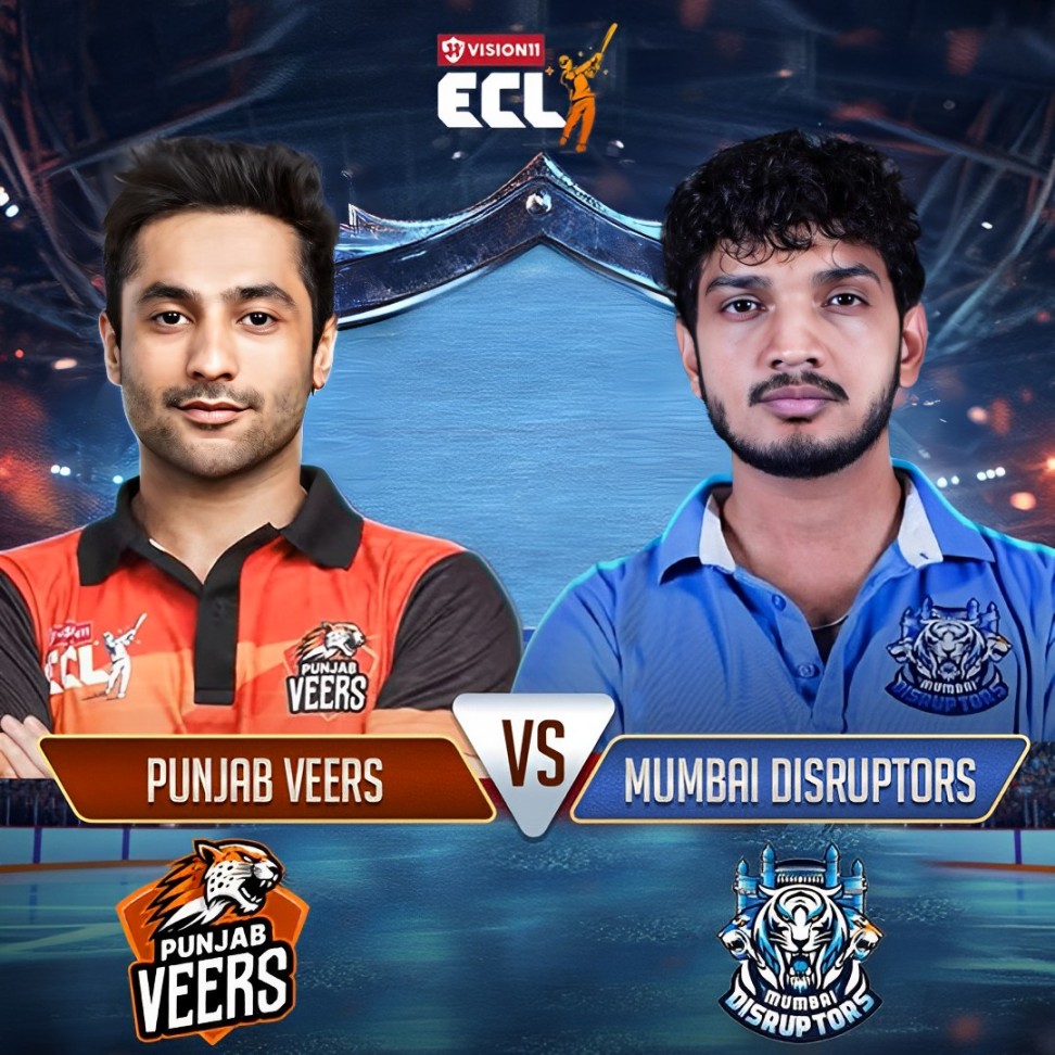 Punjab Veers vs Mumbai Disruptors- ECL 2024