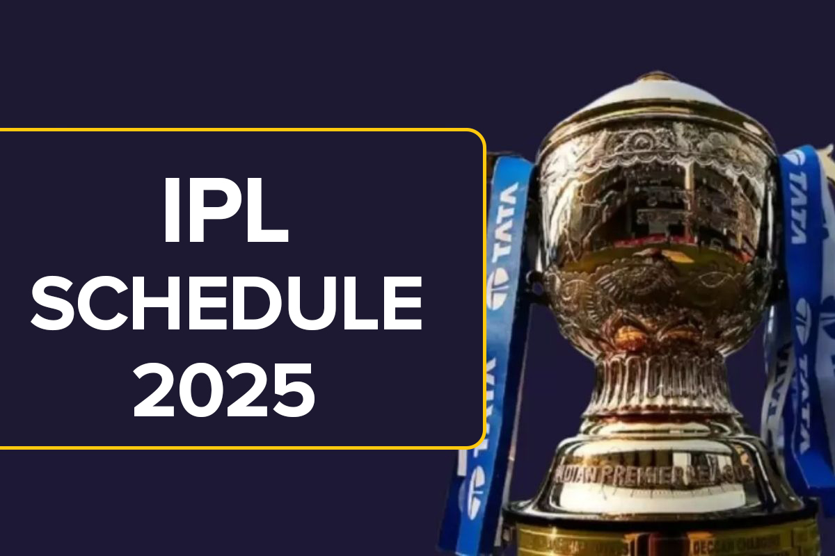 IPL Schedule 2025 Released: All Venues, Dates, Match details